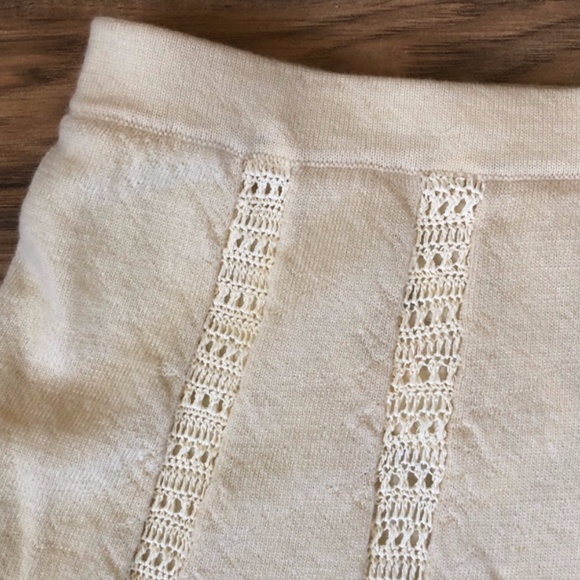 NWT - Anthropologie Viola Cream Wool Blend Skirt M - Picture 3 of 9